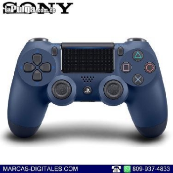 Sony dualshock 4 control para ps4 color azul media noche