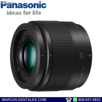 Panasonic lumix g 25mm f/1.7 asph lente fijo micro 4/3 panasonic lumix