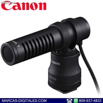 Canon dm-e100 microfono direccional para camaras