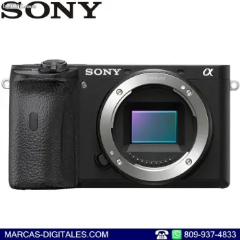 Sony alpha a6600 set solo cuerpo camara mirrorless