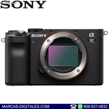 Sony alpha a7c set solo cuerpo camara mirrorless full frame