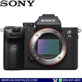Sony alpha a7 iii set solo cuerpo camara mirrorless full frame
