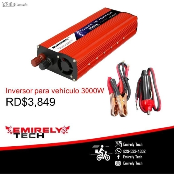 Inversor de corriente portátil 3000w power cargador de carro inverter