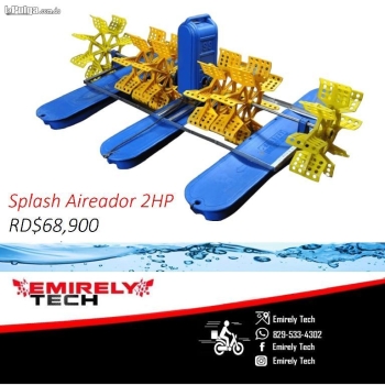 Bomba aireador flotante rueda aireador splash aireador de estanques de