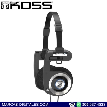 Koss porta pro audifonos estereo mini jack 3.5mm color negro