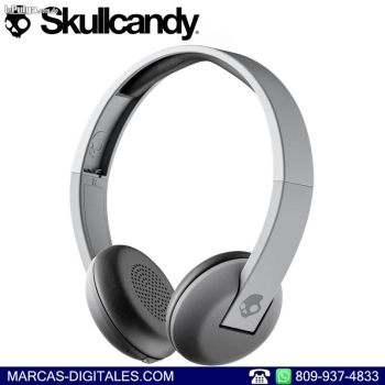 Skullcandy uproar audifnos bluetooth inalambricos color gris