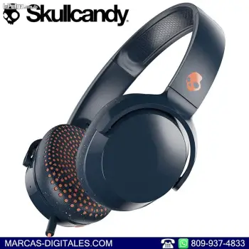 Skullcandy riff audifonos con microfono color azul sunset