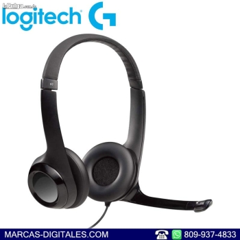 Logitech h390 audifonos con microfono de conexion usb