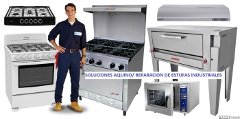Reparación y mantenimiento de estufas domésticas e industriales