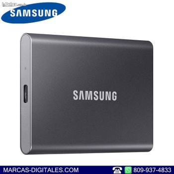 Samsung t7 disco ssd portatil usb 3.1 color gris
