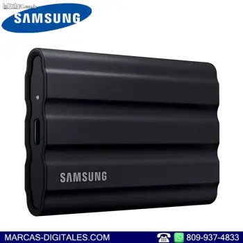 Samsung t7 shield disco ssd portatil usb 3.1 color negro