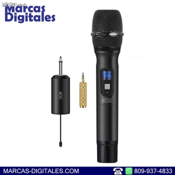 Tonor sistema de microfono de mano inalambrico uhf