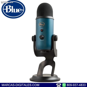 Blue yeti microfono usb de estudio color turquesa oscuro