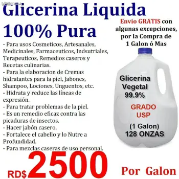 Venta de glicerina glycerina gliserina glicerol por mayor santo doming