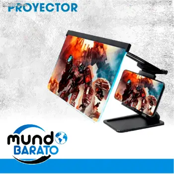 Amplificador proyector aumentar pantalla mejor vision lupa telefono ce