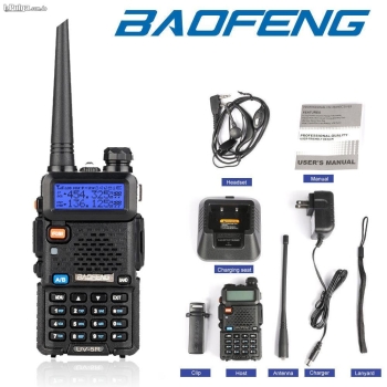 Radios de comunicacion vhf y uhf walkie talkie radio baofeng dos vias