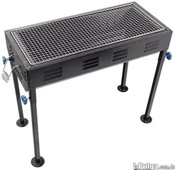 Bbq portatil altura ajustable parrillera asado