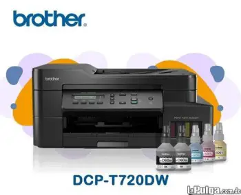 Impresora inalambrica brother dct 720dw mas tinta negra de regalo