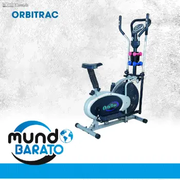 Elíptica orbitrac bicicleta de fitness ejercicio gym  mancuernas esta