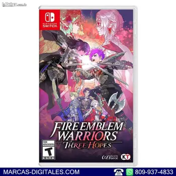 Fire emblem warriors three hopes juego para nintendo switch