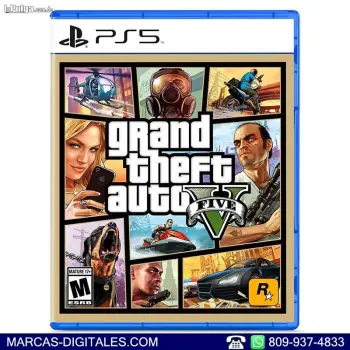 Grand theft auto v gta 5 juego para playstation 5 ps5