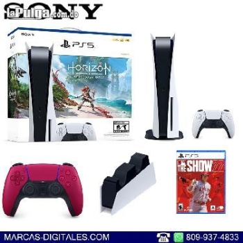 Sony playstation 5 825gb disk edition horizon combo pack consola