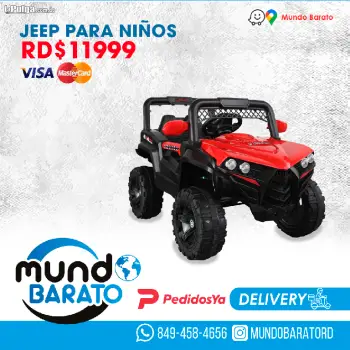 Jeep electrico recargable con control para padres para niÑos 5 aÑos