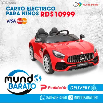 Carro electrico para niÑos hasta 5 aÑos recargable con control merce