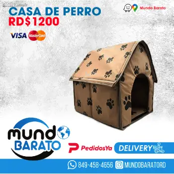 Casa plegable para mascotas perros y gatos