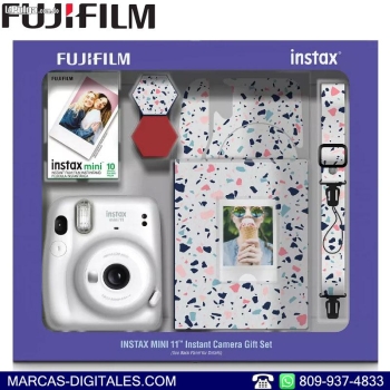 Fujifilm instax mini 11 combo blanco camara de foto instantanea