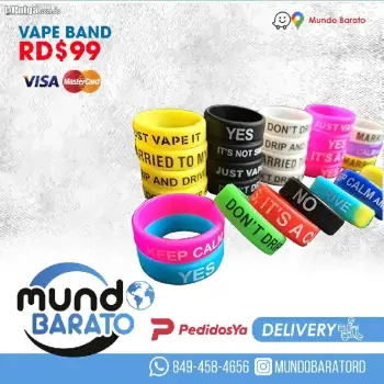 Anillos bandas decoradores y protectores para tanques de vape vaper