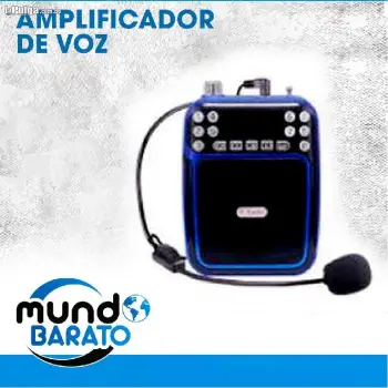 Amplificador de voz portatil bluetooth altavoz megafono