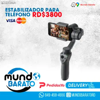 Estabilizador o gimbal para celular ideal para grabar videos