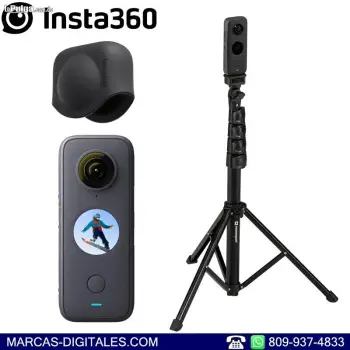 Insta360 one x2 videocamara 360 5.7k y 18mp doble lente combo