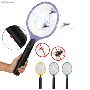 Raqueta eléctrica mata mosquito mata moscas eléctrico recargable