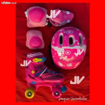 Set de patines con protectores