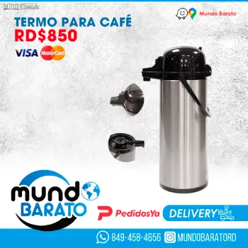 Termo cafe thermos jugos jugo automatico presion 1.9 litros