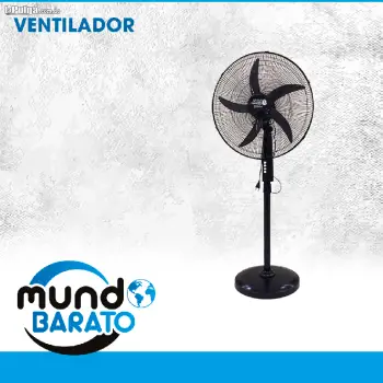 Abanico ventilador pedestal grande 18 5 aspas 3 velocidades excelente