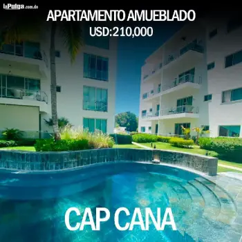 Apartamento en cap. blue cap. cana. completamente amueblado.