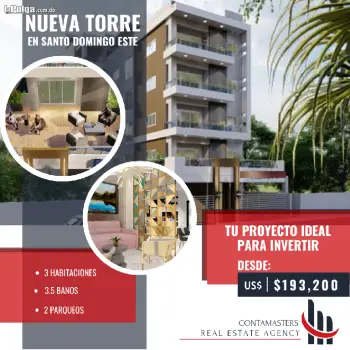 Apartamento en santo domingo este