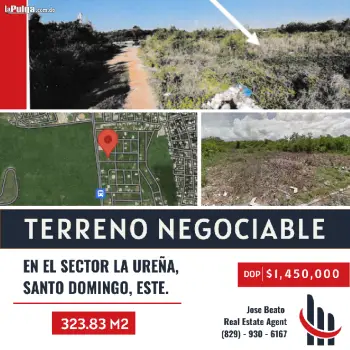 Terreno en venta santo domingo este. negociable