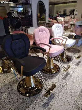 Sillones para salon e estilista reclinable