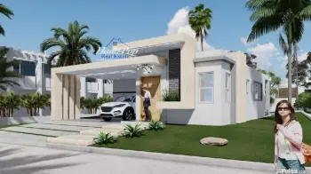 De venta hermosa casa en residencial cerrado. puerto plata