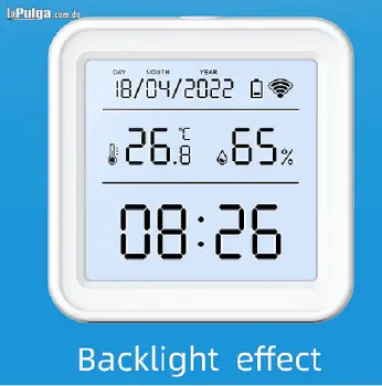 Tuya-sensor inteligente de temperatura y humedad monitor remoto