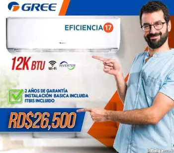 Aire inverter nuevo marcas  marcas green  con wifi y instalaciones