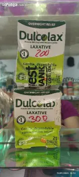 Dulcolax píldoras laxantes eliminar estreñimiento y vientre inflamad