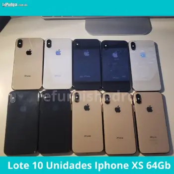 Lote de 10 unidades de iphone xs 64gb