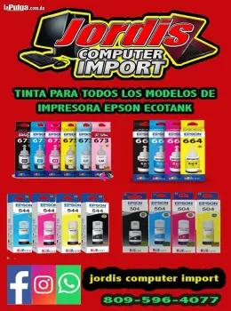 Tinta para todos los modelos de impresora epson ecotank