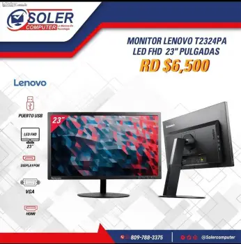 Especial de monitor lenovo t2324pa  widescreen