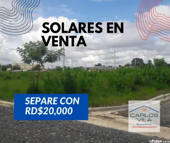 Solares en villa mella construya su casa